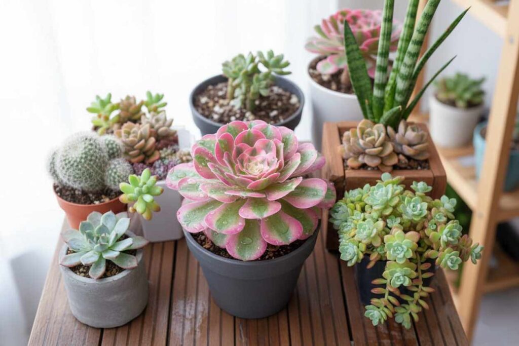 Эониум Розовая ведьма (Aeonium Pink Witch)